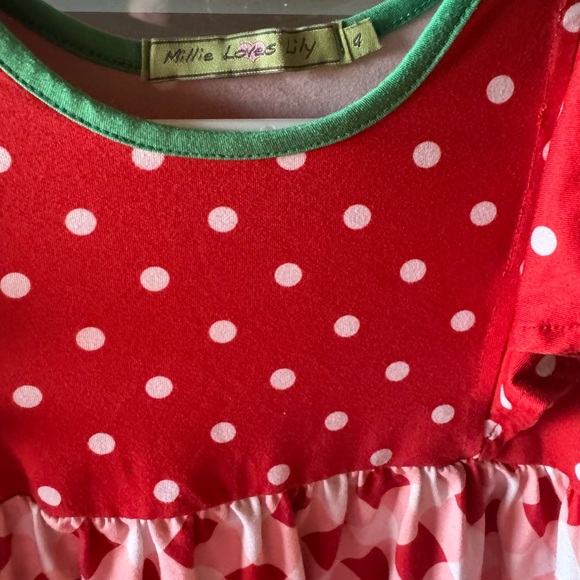 Millie Loves Lily Christmas Dress Size - Picture 2 of 3